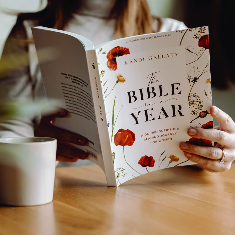 The Bible in a Year - Bible Study Book: a Guided Scripture Reading Journey for W