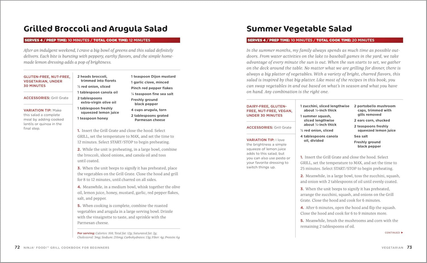 The Official Ninja Foodi Grill Cookbook for Beginners: 75 Recipes for Indoor Gri