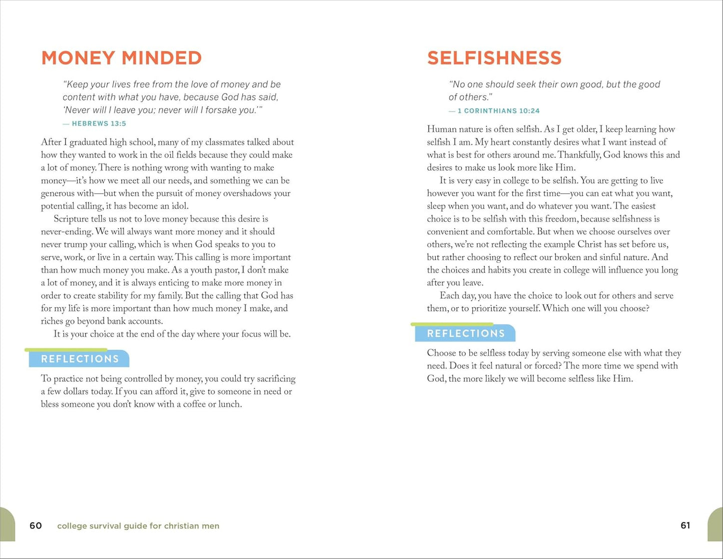 The College Survival Guide for Christian Men: 5-Minute Devotions for Strength, R