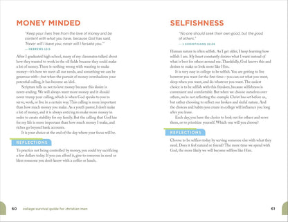 The College Survival Guide for Christian Men: 5-Minute Devotions for Strength, R