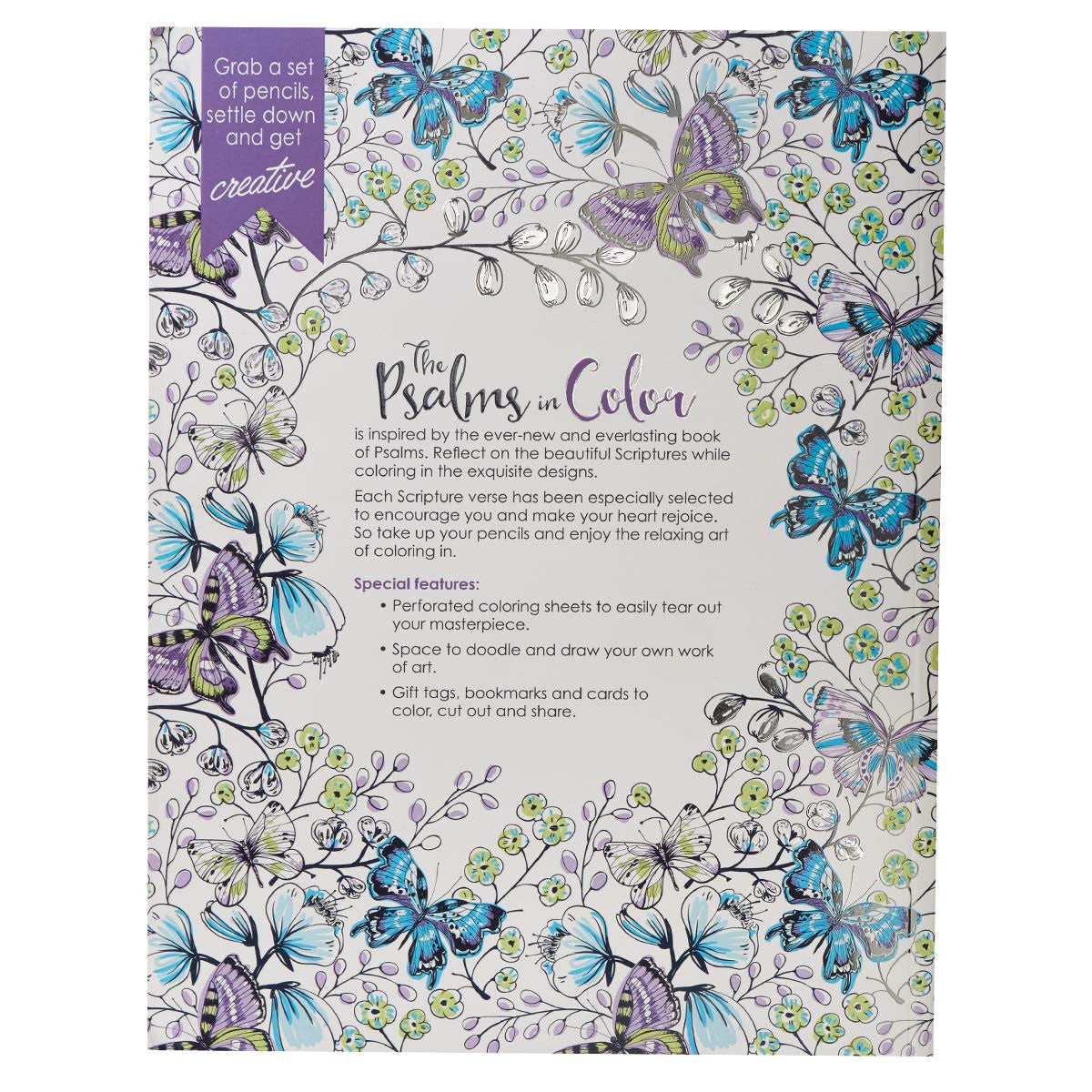 The Psalms in Color - Inspirational Coloring Book with Scripture for Women and T