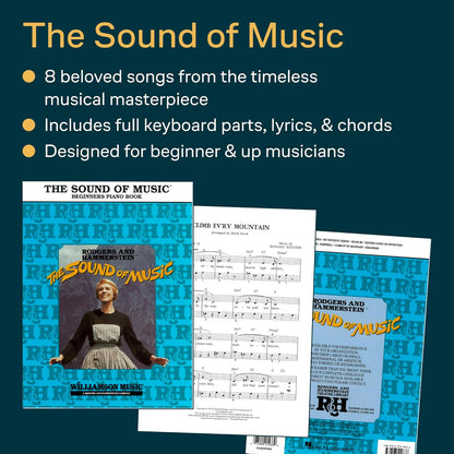 The Sound of Music Beginner'S Piano Book | Easy Piano Sheet Music for Piano, Voc