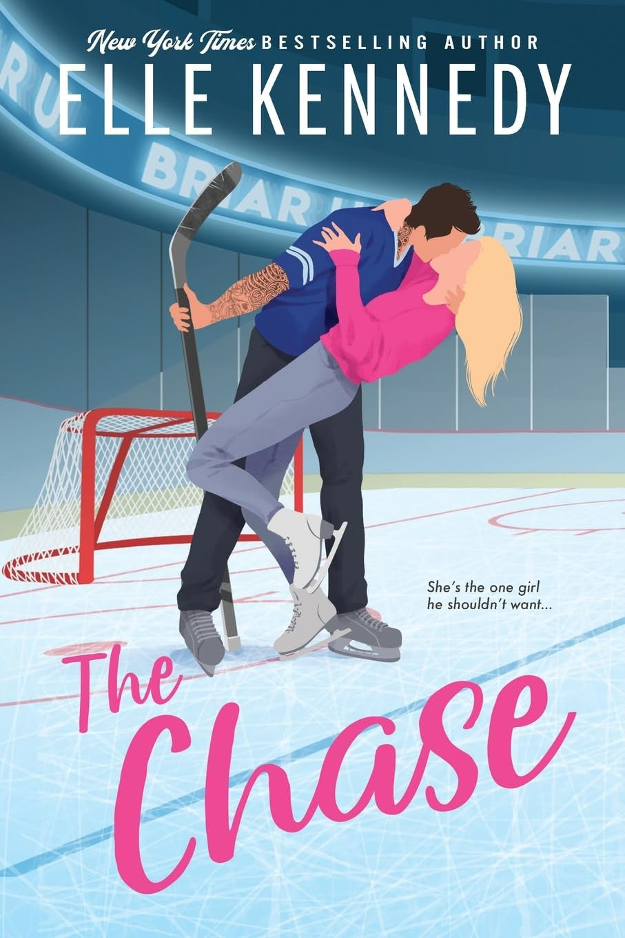 The Chase: a Forced Proximity College Romance with Hockey Heat (Briar U, 1)