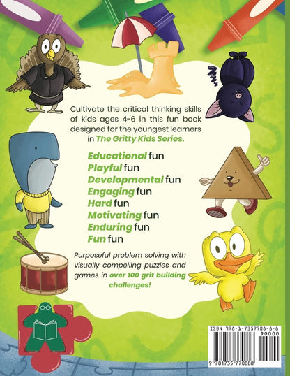 My First Logic Workbook for Gritty Kids: Spatial Reasoning, Math Puzzles, Logic