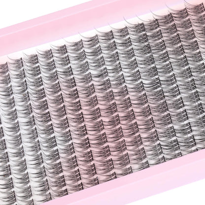 Wispy Lash Clusters Natural Cluster Lashes 180Pcs 9-12MM Individual Eyelash Exte