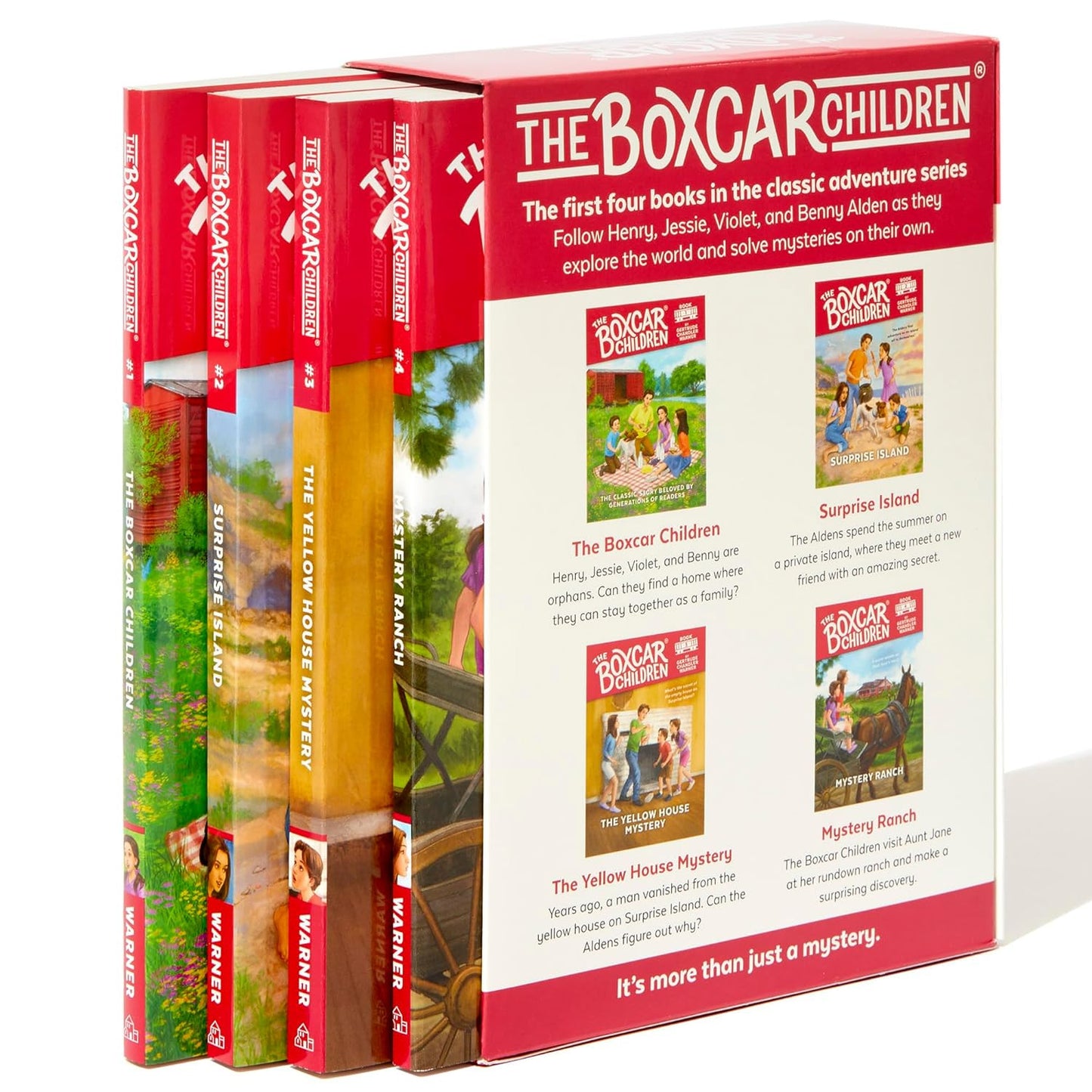 The Boxcar Children Mysteries Boxed Set 1-4: the Boxcar Children; Surprise Islan