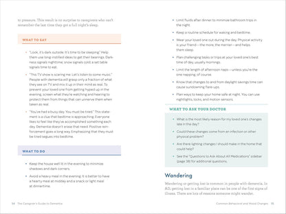 The Caregiver'S Guide to Dementia: Practical Advice for Caring for Yourself and