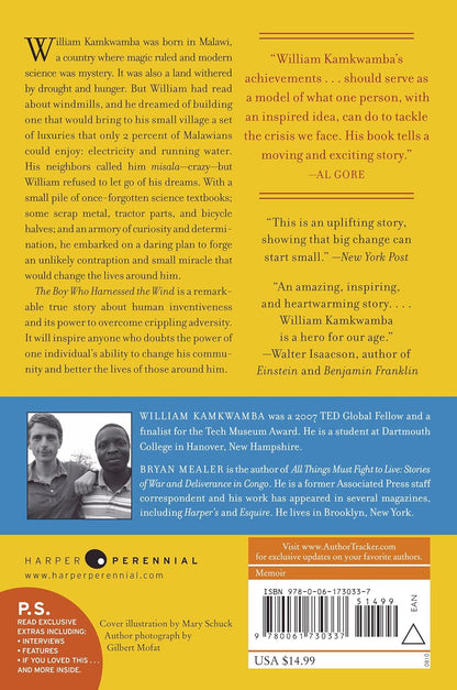 The Boy Who Harnessed the Wind: Creating Currents of Electricity and Hope (P.S.)