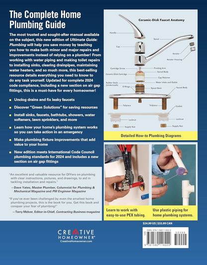 Ultimate Guide: Plumbing, 6Th Edition: 2024 National Plumbing Code Standards (Cr