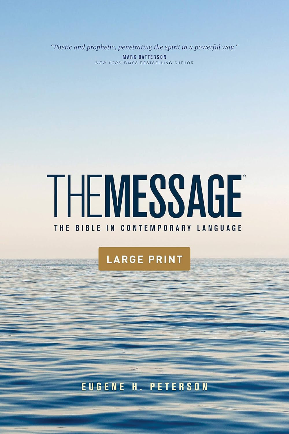 The Message Outreach Edition, Large Print (Softcover): the Bible in Contemporary