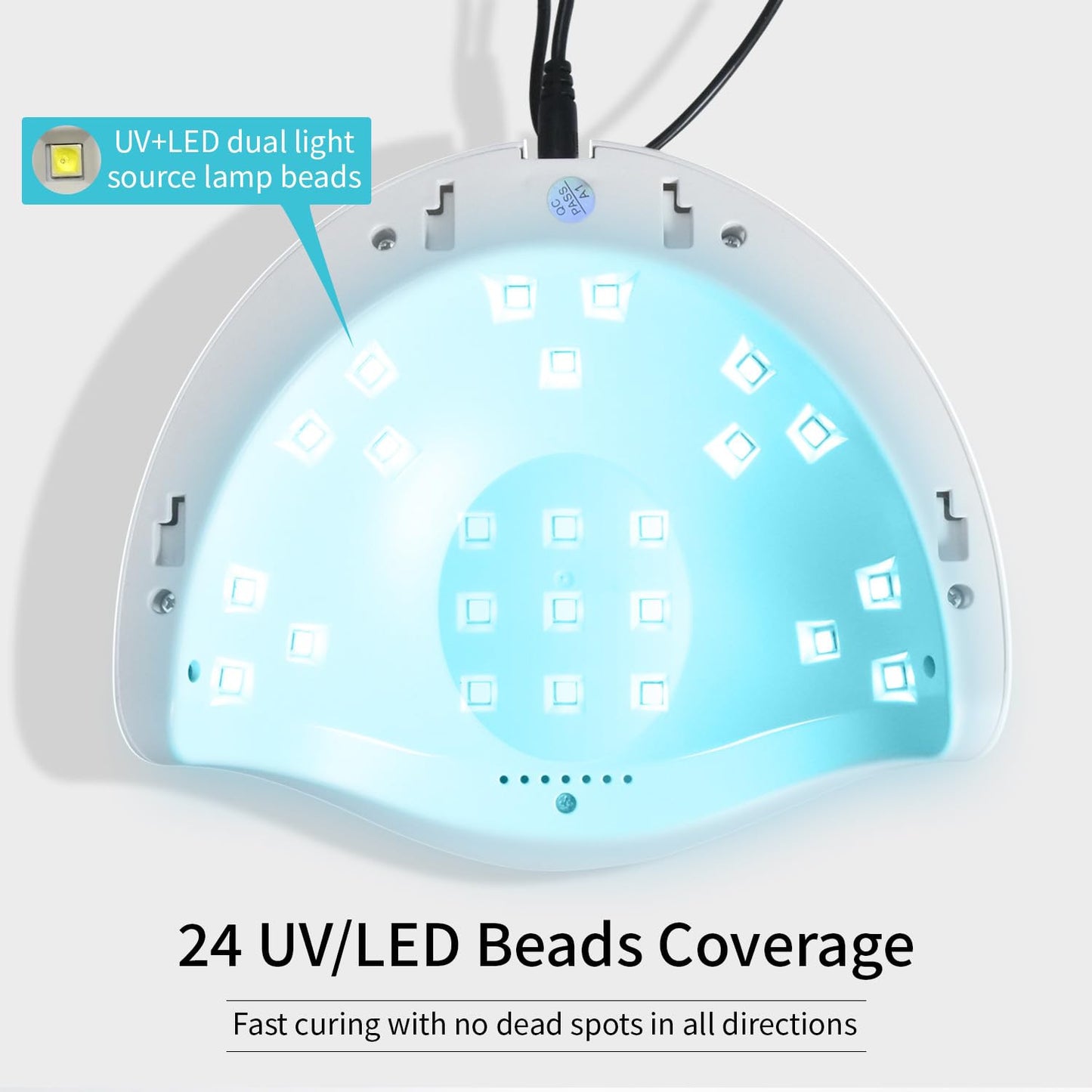 U V LED Nail Lamp, Nail Dryer for Gel Polish, Led Light with Automatic Sensor &