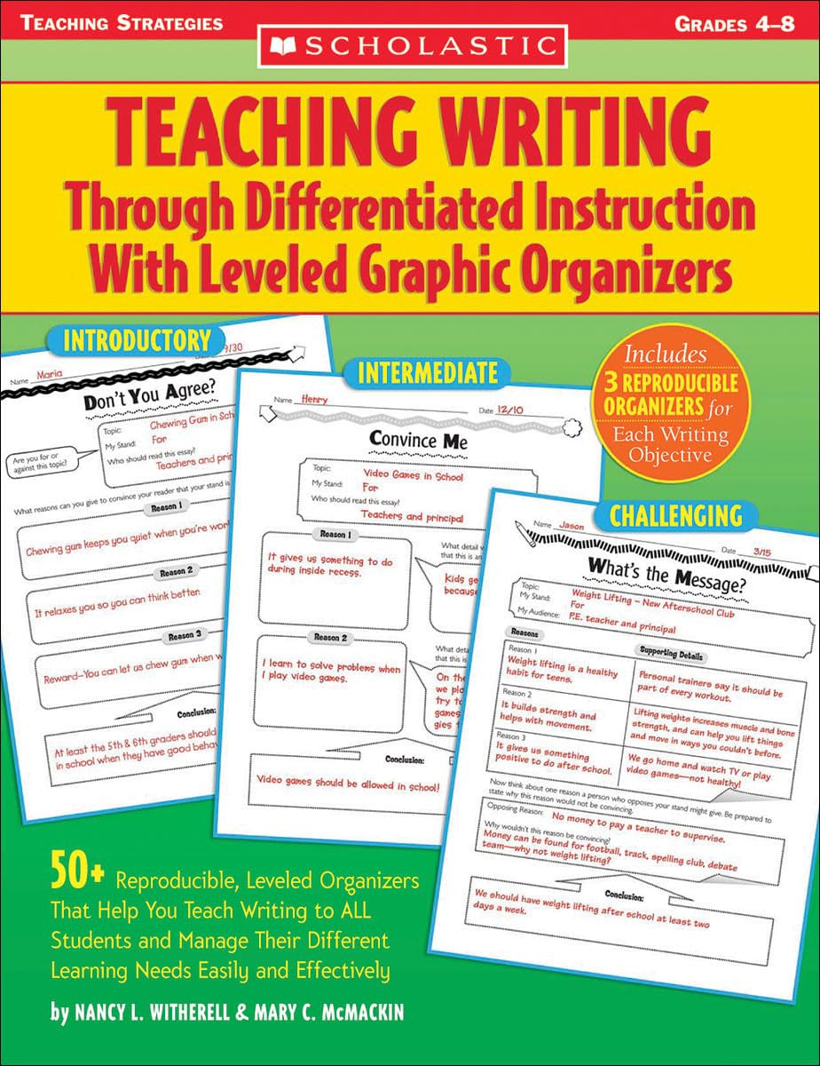 Teaching Writing through Differentiated Instruction with Leveled Graphic Organiz