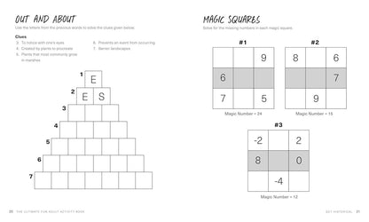 The Ultimate Fun Adult Activity Book: Logic Puzzles, Sudoku, Mazes, Word Searche