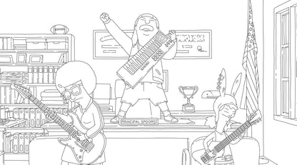 The Official Bob'S Burgers Coloring Book