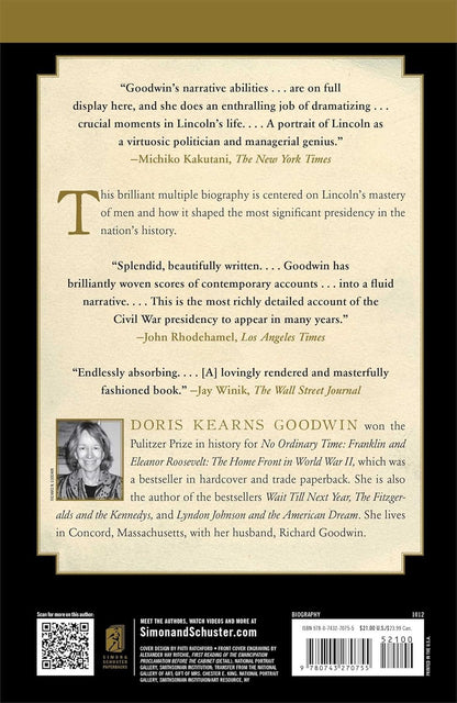 Team of Rivals: the Political Genius of Abraham Lincoln