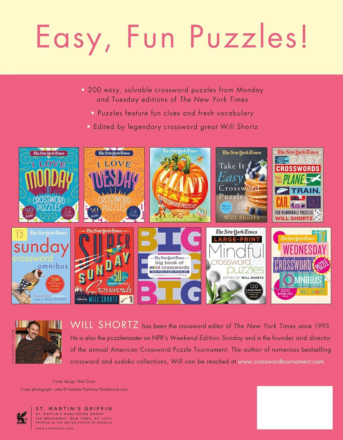 New York Times Easy Crossword Puzzle Omnibus Volume 18 (New York Times Easy Cros