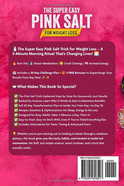 The Super Easy Pink Salt Trick for Weight Loss: Your New 5-Minute Morning Ritual