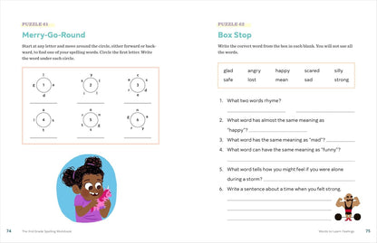 The 2Nd Grade Spelling Workbook: 95+ Games and Puzzles to Improve Spelling Skill