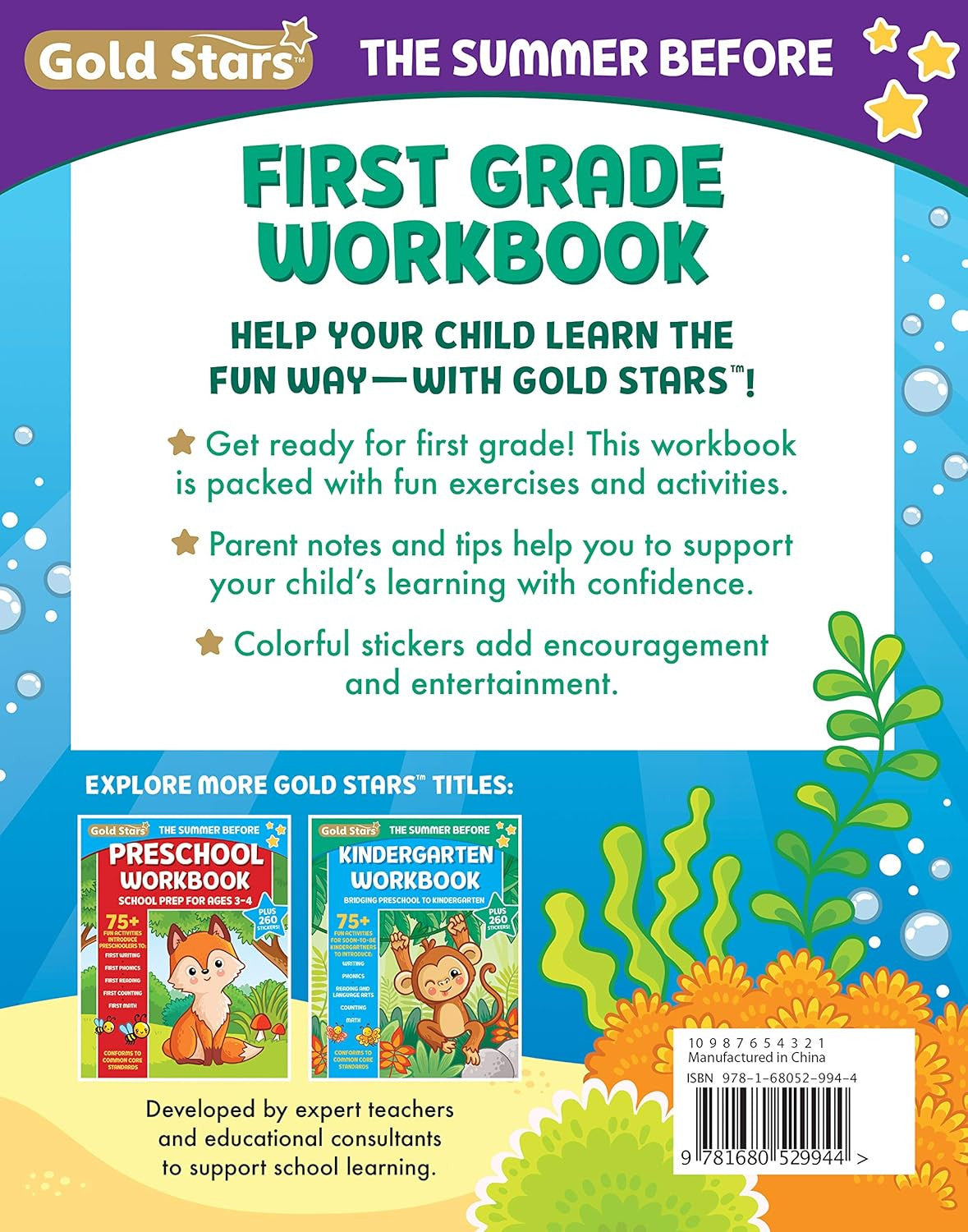 The Summer before First Grade Workbook School Bridging Kindergarten to First Gra