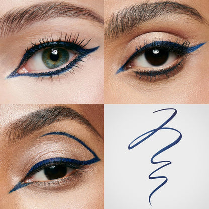 Waterproof Liquid Eye Liner, Stay All Day Makeup with Fine Brush Tip Lasting Sat