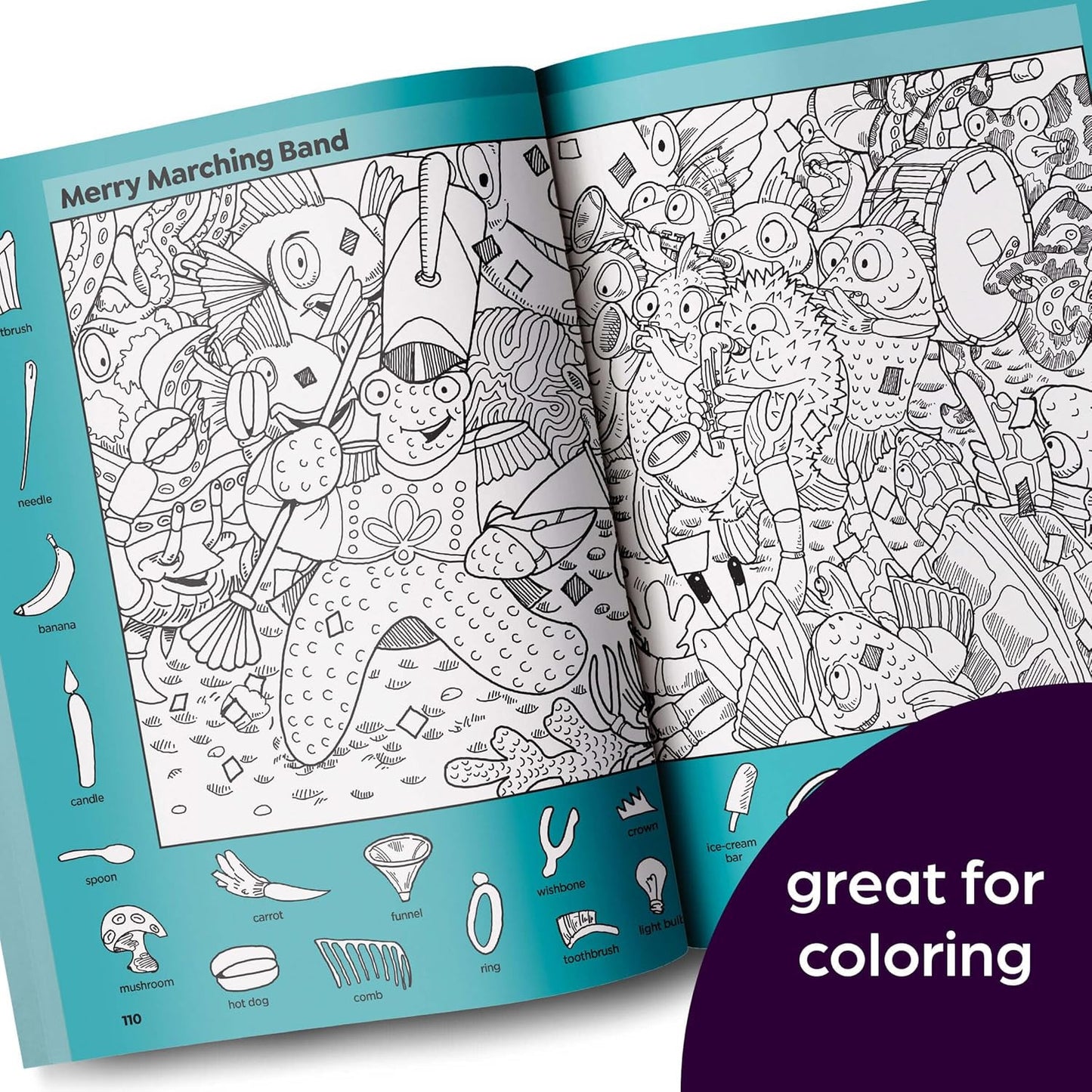 Ocean Puzzles: over 100 Ocean-Themed Search and Find Puzzles for Kids 6 and Over