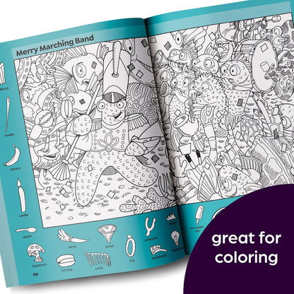 Ocean Puzzles: over 100 Ocean-Themed Search and Find Puzzles for Kids 6 and Over