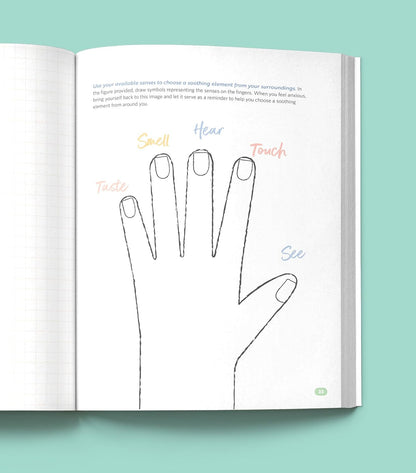 Anxiety Relief Activity Book: 50 Therapist-Designed Art Prompts for Anxiety