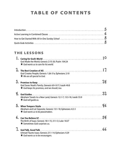 All-In-One Sunday School for Ages 4-12 (Volume 1): When You Have Kids of All Age