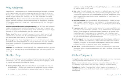 Anti-Inflammatory Diet Meal Prep: 6 Weekly Plans and 80+ Recipes to Simplify You