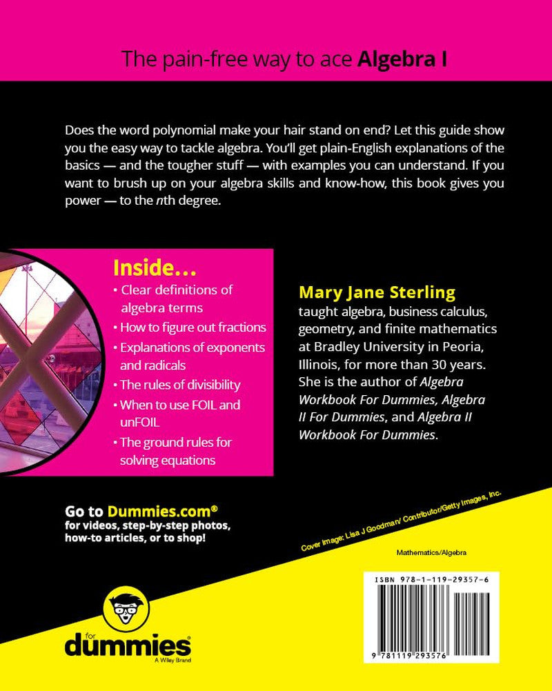 Algebra I for Dummies (For Dummies (Math & Science))