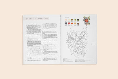 Watercolor Workbook: 30-Minute Beginner Botanical Projects on Premium Watercolor
