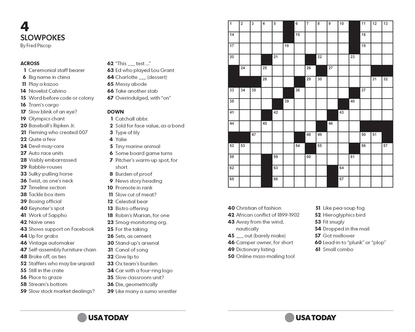 USA TODAY Crossword Super Challenge: 200 Puzzles (USA Today Puzzles) (Volume 25)