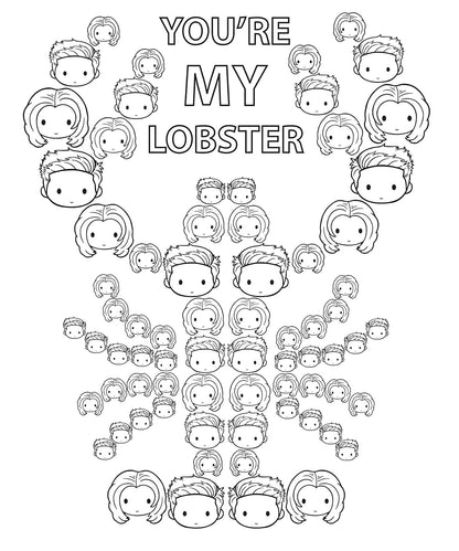 The Official Friends Coloring Book: the One with 100 Images to Color!