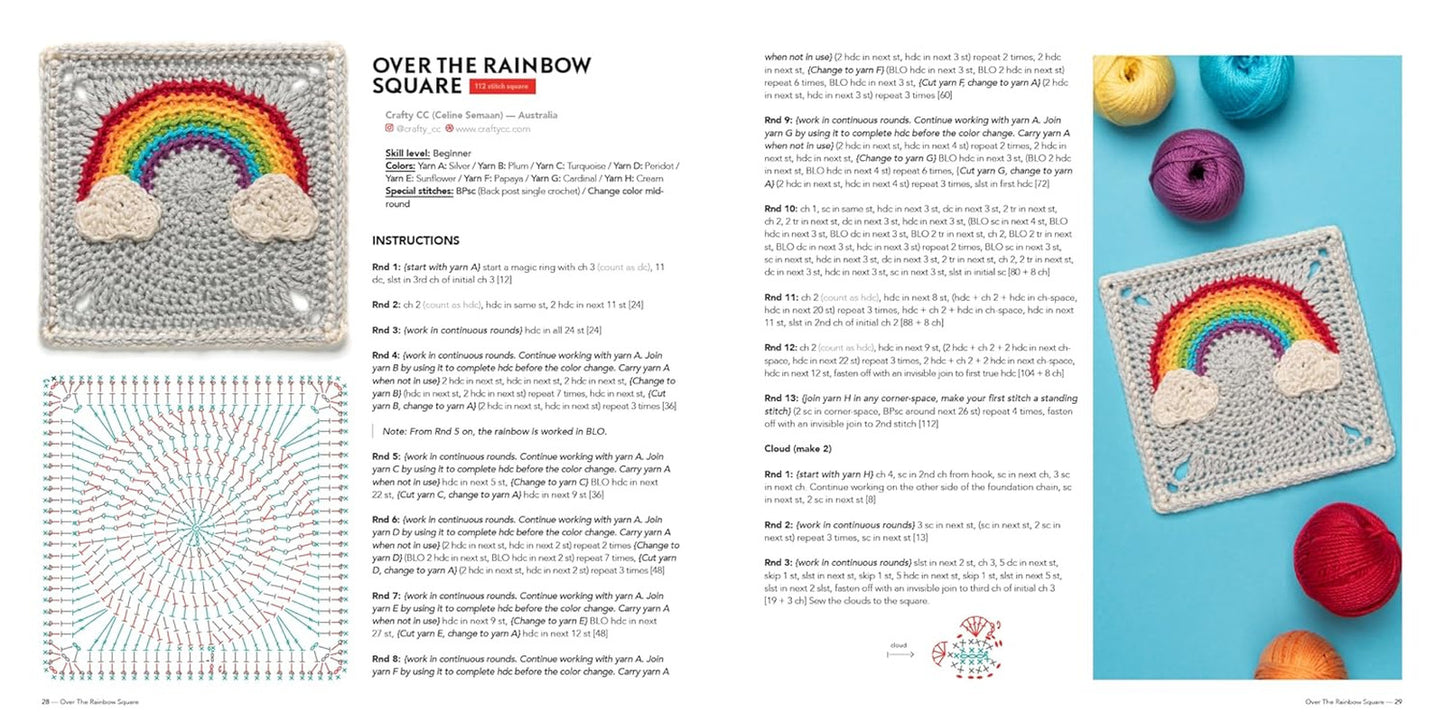 The Ultimate Granny Square Sourcebook: 100 Contemporary Motifs to Mix and Match