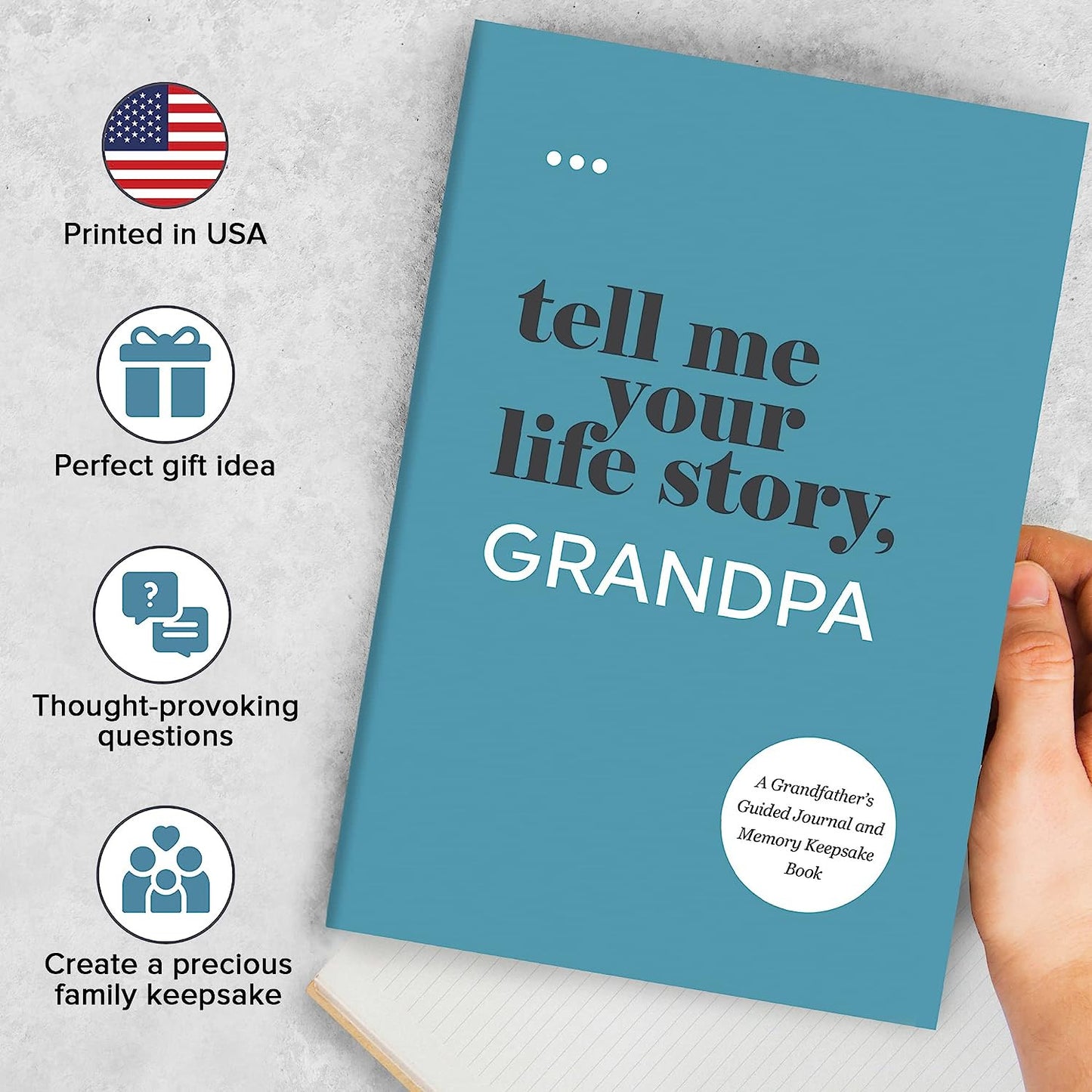 Tell Me Your Life Story, Grandpa: a Grandfather’S Guided Journal and Memory Keep
