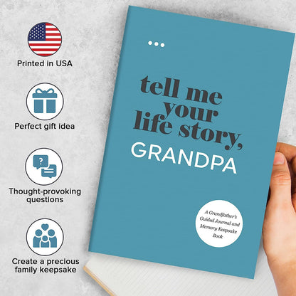 Tell Me Your Life Story, Grandpa: a Grandfather’S Guided Journal and Memory Keep