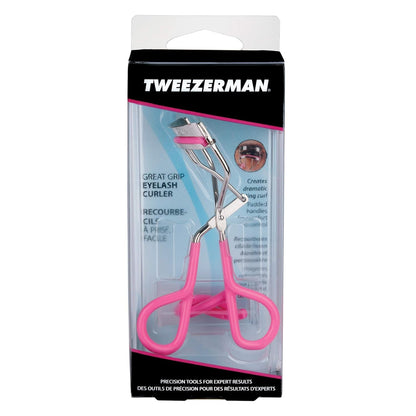 Neon Great Grip Eyelash Curler, Pink, 0.3 Oz