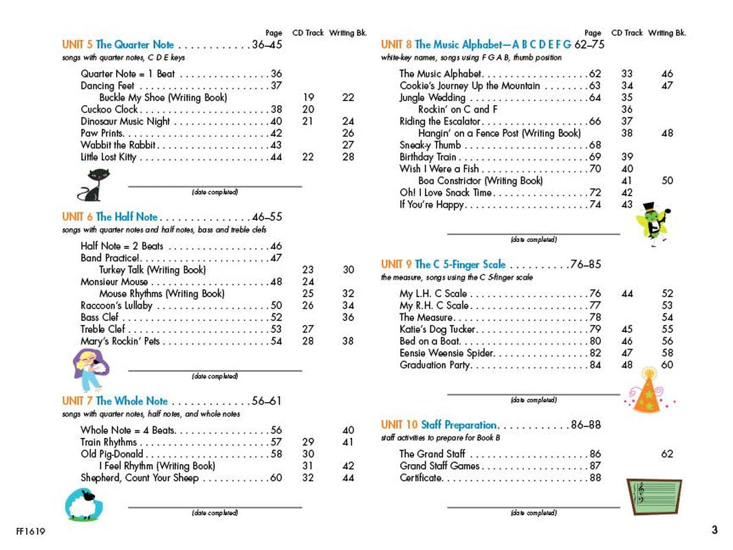 My First Piano Adventure®, Lesson Book A