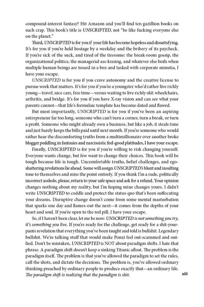 UNSCRIPTED: Life, Liberty, and the Pursuit of Entrepreneurship