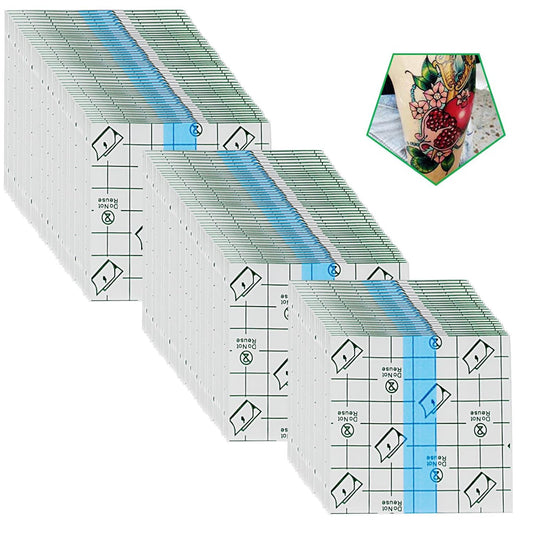 150 Pieces 3.1 X 3.1 in Stretch Waterproof Adhesive Bandages Transparent Film fo