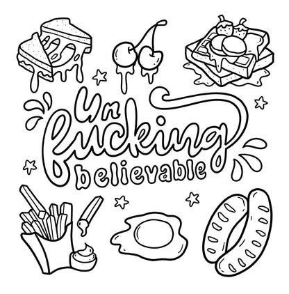 Swear Word: Bold and Easy Coloring Book for Adults Featuring Groovy & Funny Desi