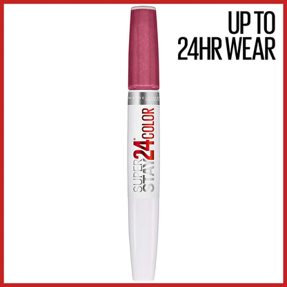Super Stay 24, 2-Step Liquid Lipstick Makeup, Long Lasting Highly Pigmented Colo