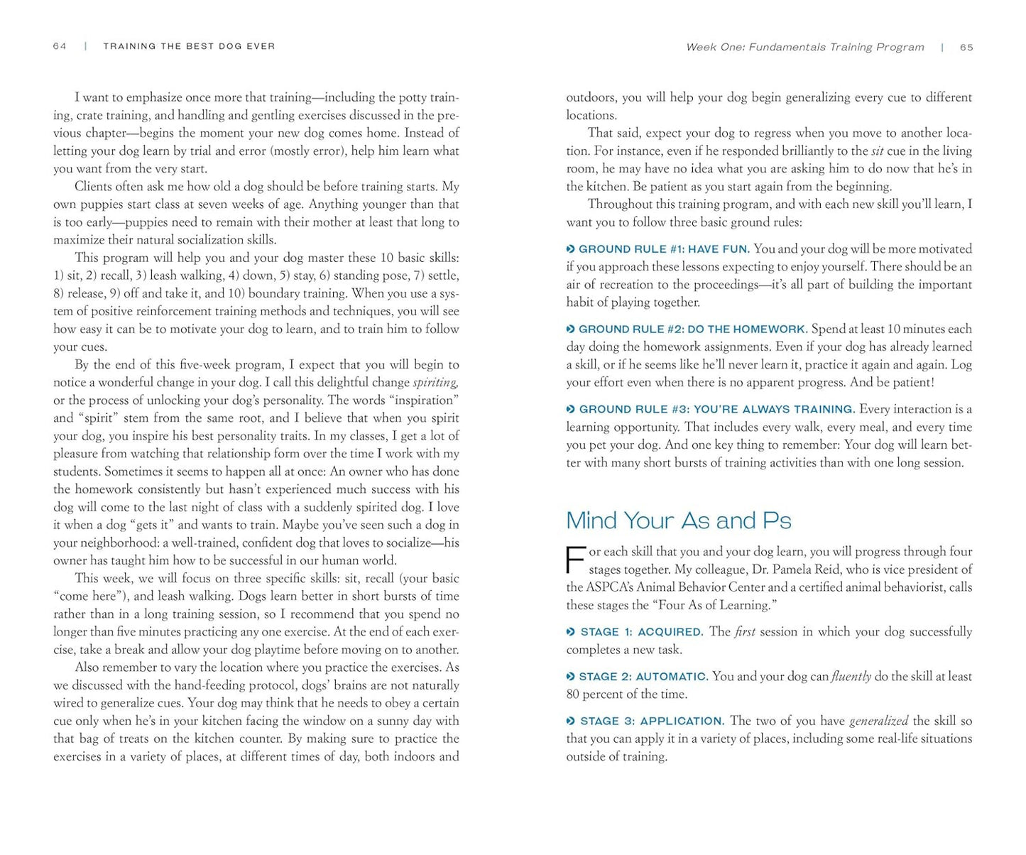 Training the Best Dog Ever: a 5-Week Program Using the Power of Positive Reinfor