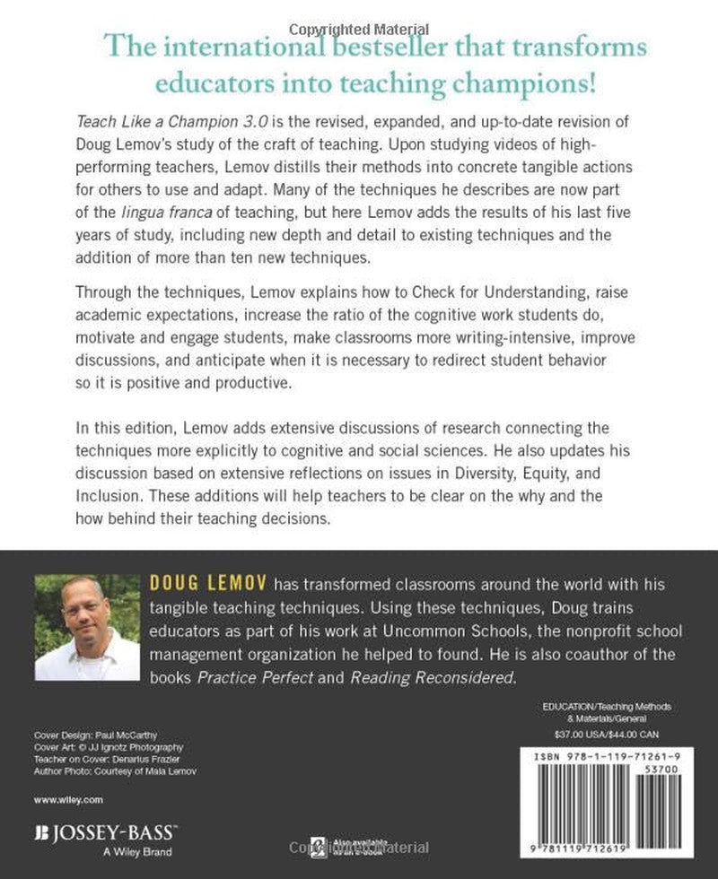 Teach like a Champion 3.0: 63 Techniques That Put Students on the Path to Colleg