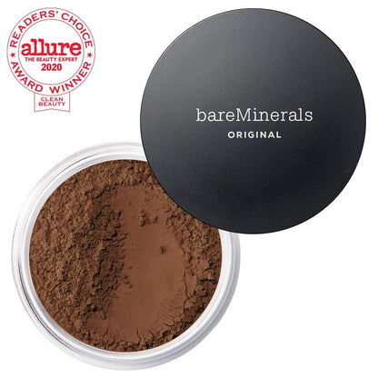 Original Loose Powder Foundation SPF 15, Clean Mineral Powder Face Makeup, Sheer