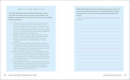 Trauma Recovery Workbook for Teens: Exercises to Process Emotions, Manage Sympto