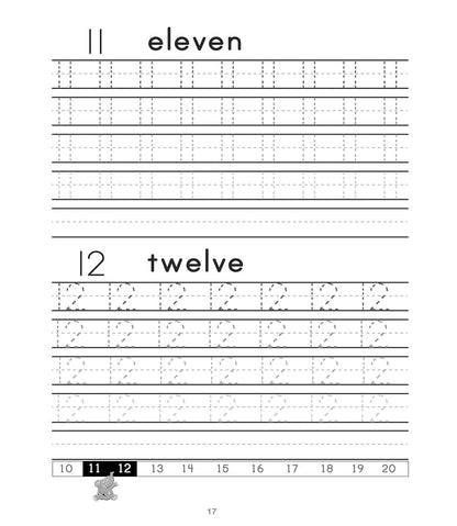 Number Tracing Book for Preschoolers: Preschool Numbers Tracing Math Practice Wo
