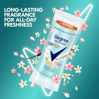 Advanced Protection Antiperspirant Deodorant Vanilla & Jasmine for 72-Hour Sweat