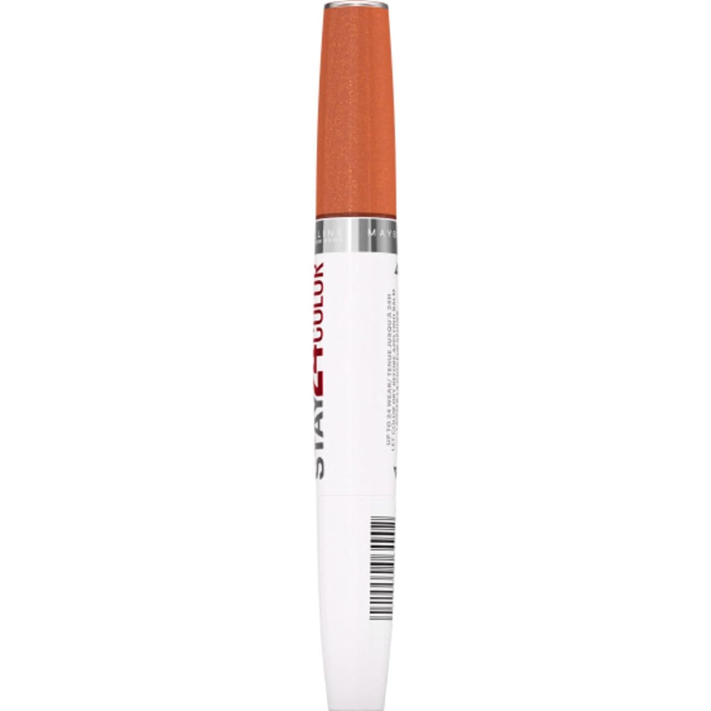 Super Stay 24 2-Step Long Lasting Liquid Lipstick and Lip Balm, 910 Copper Glist