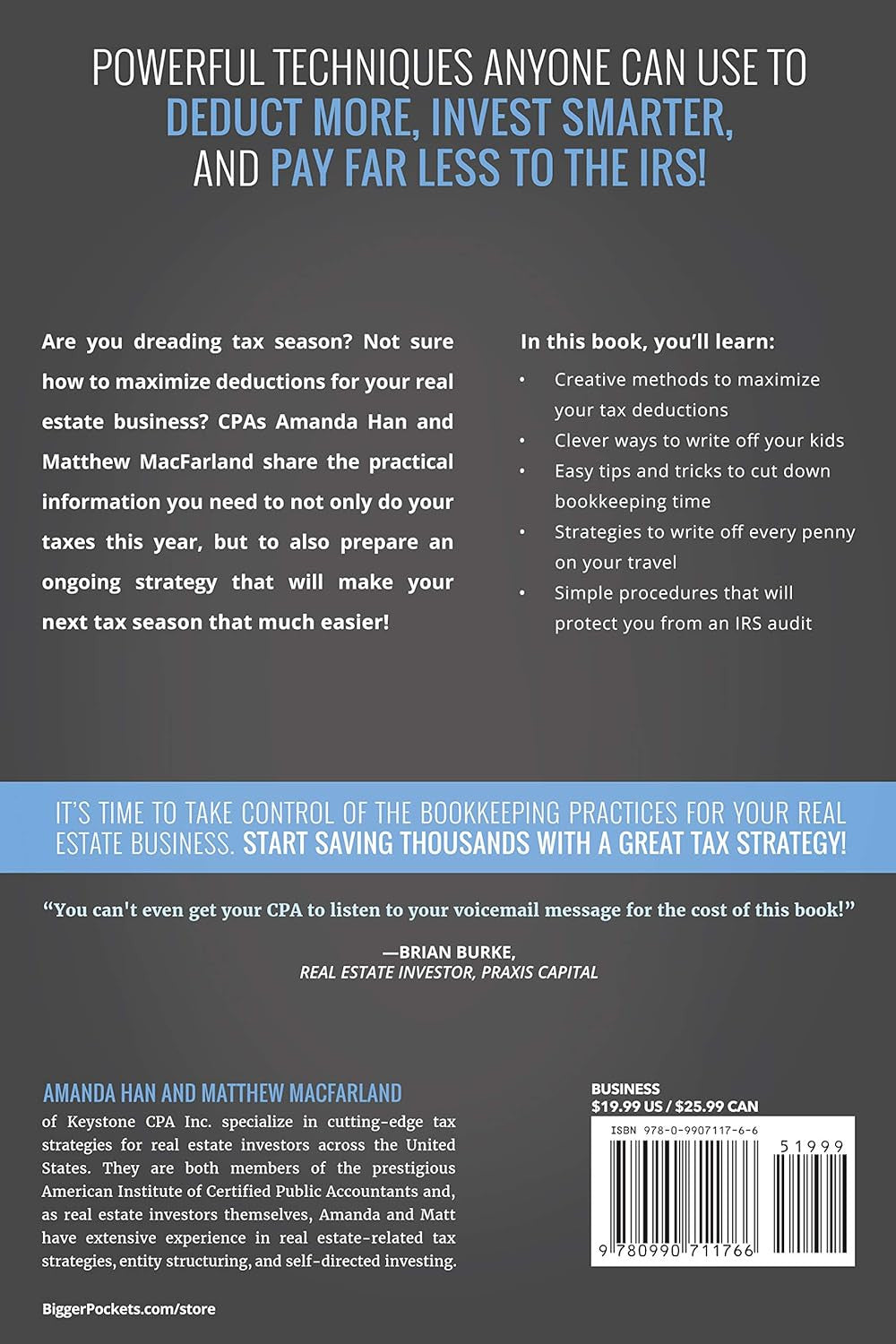 The Book on Tax Strategies for the Savvy Real Estate Investor: Powerful Techniqu